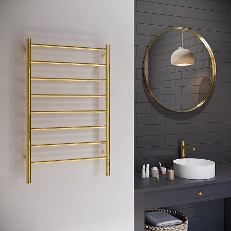 Аврора П8 500х850 Электро Полотенцесушитель TERMINUS Золото Ступино - фото 3 Аврора П8 500х850 Электро Полотенцесушитель TERMINUS Золото Ступино - фото 3