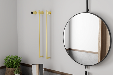 Рондо П2 350х760 электро Полотенцесушитель TERMINUS Брашированное золото Ступино - фото 6 Рондо П2 350х760 электро Полотенцесушитель TERMINUS Брашированное золото Ступино - фото 6