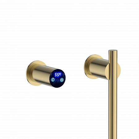 Рондо П2 350х760 электро Полотенцесушитель TERMINUS Брашированное золото Ступино - фото 4 Рондо П2 350х760 электро Полотенцесушитель TERMINUS Брашированное золото Ступино - фото 4